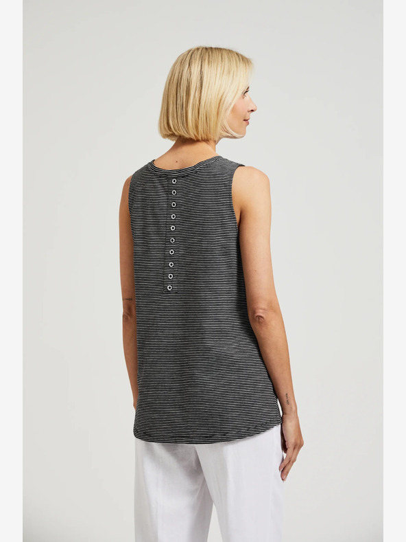 Moodo Fekete csíkos felső Moodo