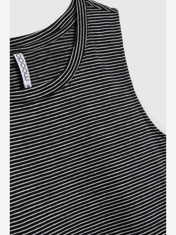 Moodo Fekete csíkos felső Moodo