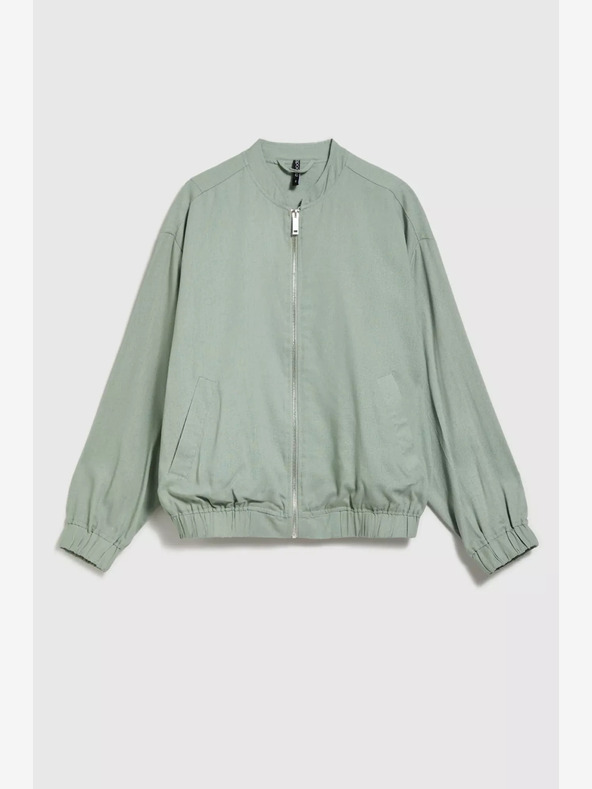 Moodo Zöld cipzáras bomber Moodo