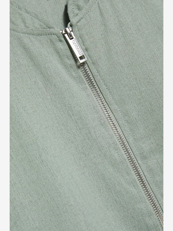 Moodo Zöld cipzáras bomber Moodo