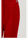 Moodo Piros egyenes nadrág övvel Moodo