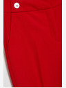 Moodo Piros egyenes nadrág övvel Moodo