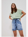 Moodo Kék női farmer rövidnadrág Moodo