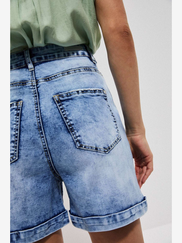 Moodo Kék női farmer rövidnadrág Moodo