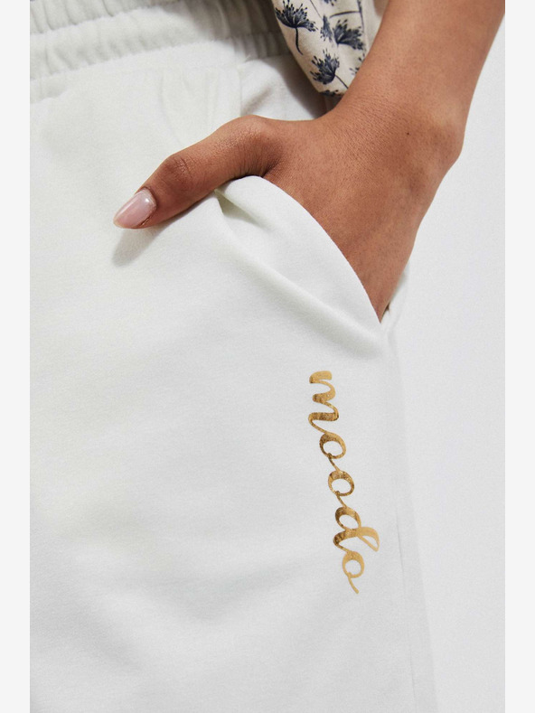 Moodo Moodo Fehér női melegítőnadrág