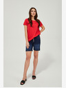 Moodo Sötétkék női farmer rövidnadrág Moodo