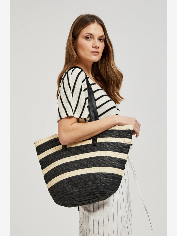 Moodo Moodo női csíkos kézitáska