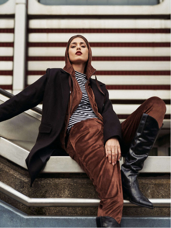 Moodo Moodo barna női melegítőnadrág