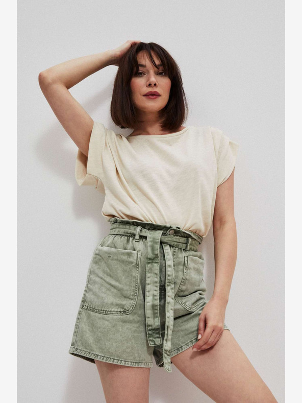 Moodo Zöld női Moodo rövidnadrág