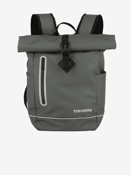 Travelite Szürke Travelite Basics felgöngyölíthető repülőgép hátizsák