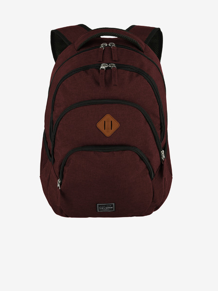 Travelite Burgundy Travelite Basics Melange hátizsák