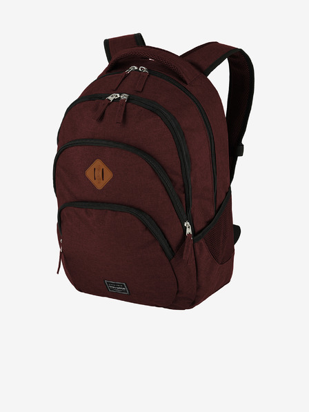 Travelite Burgundy Travelite Basics Melange hátizsák