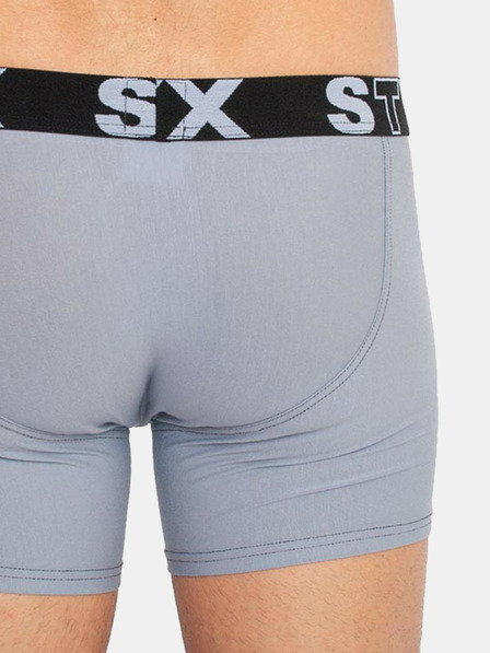 Styx Három darabos készlet - férfi boxeralsó Styx hosszú sportos elasztikus többszínű Styx hosszú sportos boxeralsó