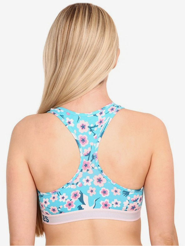 Dedoles Kék női vidám női sportmelltartó Dedoles Sakura és kócsag
