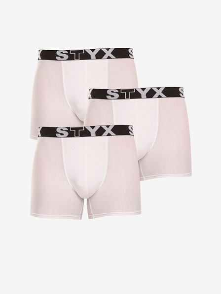 Styx Három darabos készlet - férfi boxeralsó Styx hosszú sportos elasztikus Styx