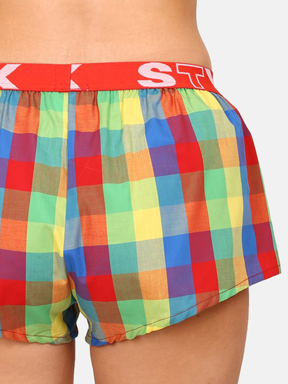 Styx Piros és zöld Styx női kockás alvónadrágok