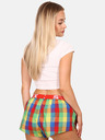 Styx Piros és zöld Styx női kockás alvónadrágok