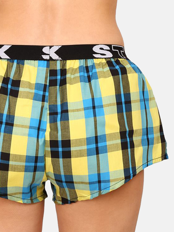 Styx Kék és sárga női kockás alvónadrág Styx Styx