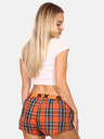 Styx Narancssárga női kockás alvónadrág Styx