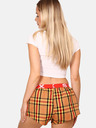 Styx Piros és narancssárga Styx női kockás alvónadrágok