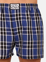 Styx Fekete és kék férfi kockás rövidnadrág Styx classic