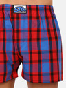 Styx Kék és piros férfi Styx kockás rövidnadrág