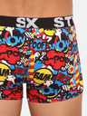 Styx Kék és piros színű, mintás férfi boxeralsó Styx art Poof