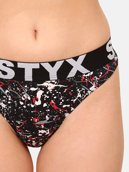 Styx Fekete mintás női tanga Styx art Jáchym Styx art Jáchym