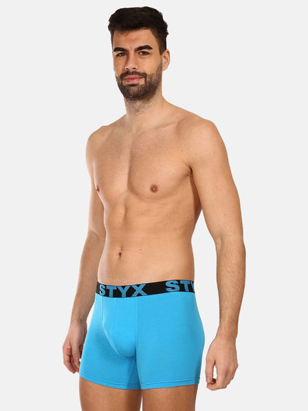Styx Világoskék férfi Styx hosszú boxeralsó