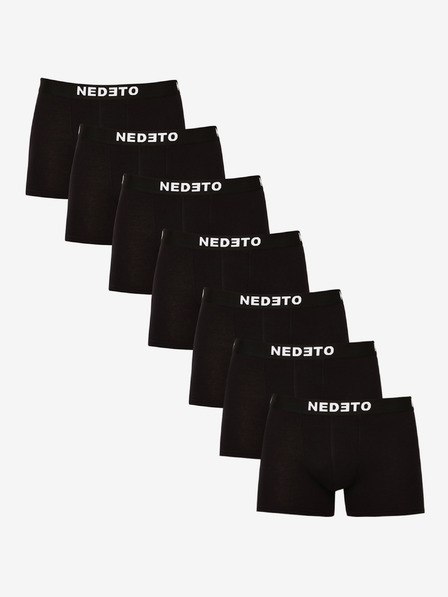 Nedeto Hét darabos férfi boxeralsó készlet fekete Nedeto színben