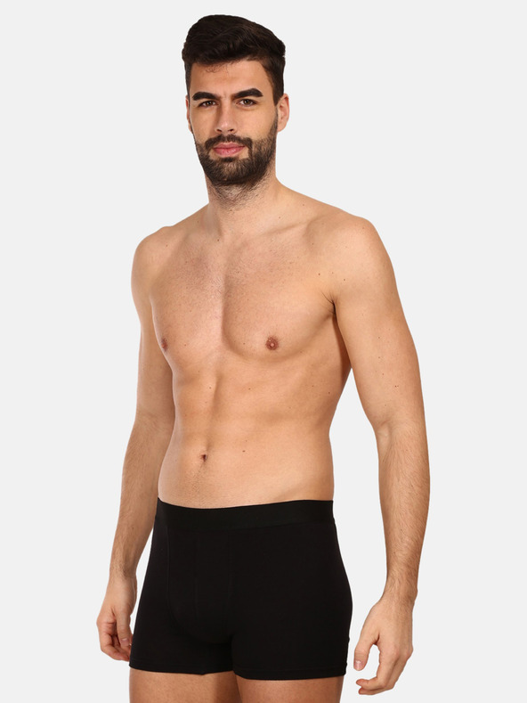 Nedeto Három darabos férfi boxeralsó készlet kék és fekete színben Nedeto