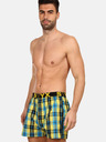 Styx Kék és sárga férfi kockás rövidnadrág Styx