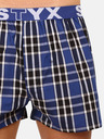 Styx Fekete és kék férfi kockás rövidnadrág Styx