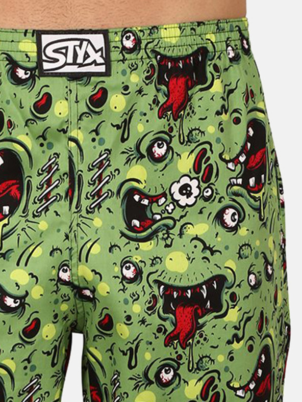 Styx Zöld férfi Styx mintás pizsamanadrág Styx Jáchym zöld férfi pizsamanadrág