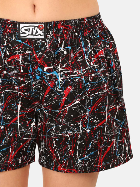 Styx Piros és fekete női mintás alvónadrág Styx Jáchym Styx Jáchym