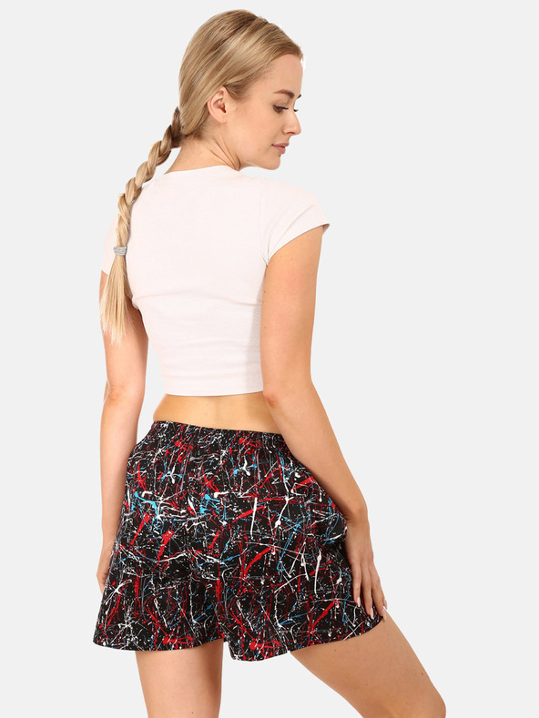 Styx Piros és fekete női mintás alvónadrág Styx Jáchym Styx Jáchym