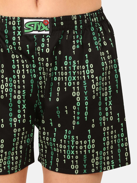 Styx Zöld és fekete női mintás alvónadrág Styx Code