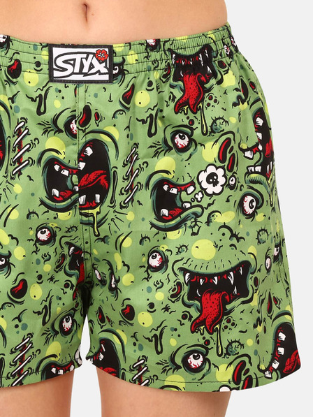 Styx Zöld női mintás alvónadrág Styx zombi Styx zombi