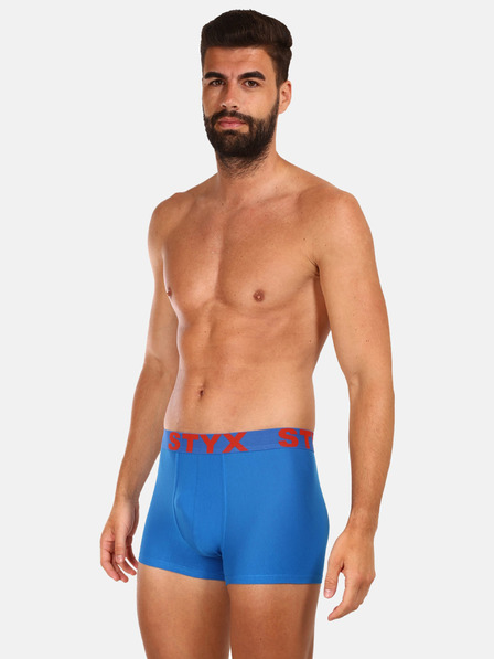 Styx Három darabos férfi boxeralsó szürke, fehér és kék színben Styx Styx