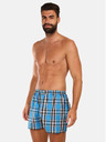 Styx Kék férfi kockás rövidnadrág Styx