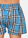 Styx Kék férfi kockás rövidnadrág Styx