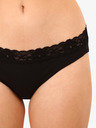 Styx Fekete női csipkés bugyi Styx