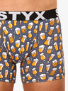 Styx Szürke férfi mintás boxeralsó Styx Sör