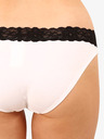 Styx Fekete-fehér női bugyi csipkés részletekkel Styx Styx