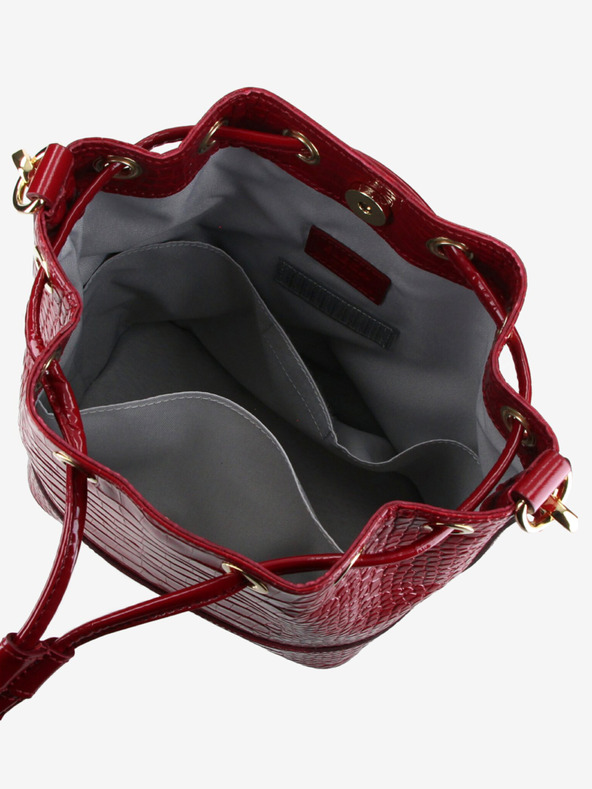 Elega Elega Riches piros női bőrtáska