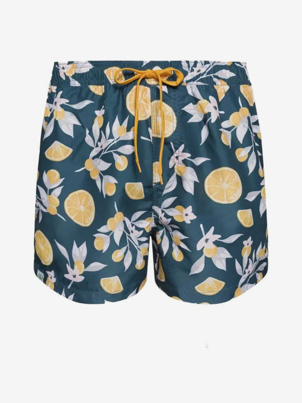 Dedoles Sárga és kék színű férfi vidám fürdőruha Dedoles Narancsok