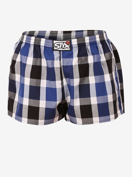 Styx Kék és fehér Styx női kockás rövidnadrág Styx női kockás rövidnadrág