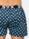 Styx Türkizkék és kék Styx pöttyös férfi pöttyös rövidnadrágok