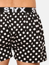Styx Fekete és fehér pöttyös férfi pöttyös rövidnadrág Styx pöttyös nadrágok