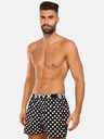 Styx Fekete és fehér pöttyös férfi pöttyös rövidnadrág Styx pöttyös nadrágok